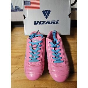 Vizari Blossom‎ FG Soccer Shoe  Pink/Blue 1 Y US Little Kid